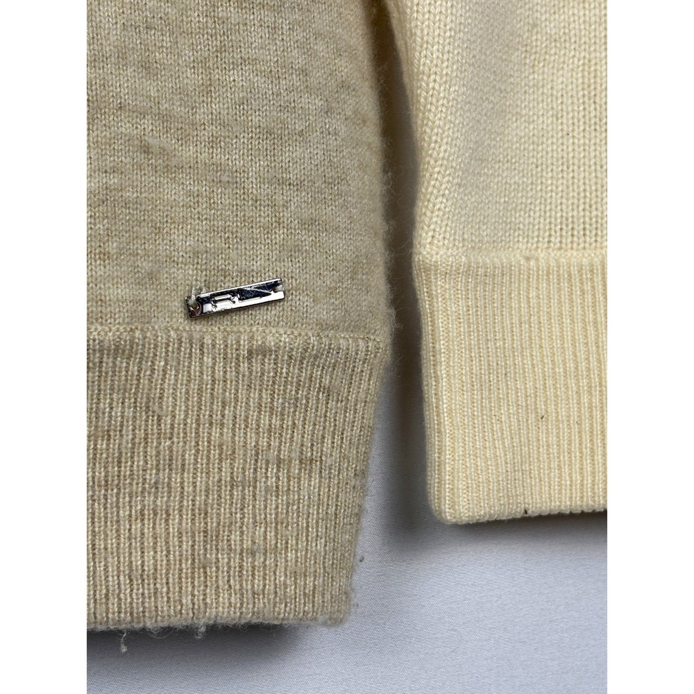 Polo Golf Ralph Lauren Mens 100% Cashmere Quarter Zip Sweater Sz M Colorblock - Picture 4 of 10